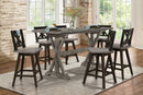 Amsonia Gray/Black Counter Height Set