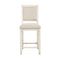 Asher Antique White Counter Height Chair, Set of 2