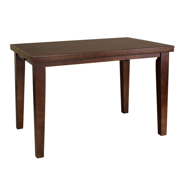 Ameillia Dark Oak Extendable Counter Height Table