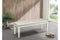 Allura White Bedroom Bench