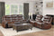 Brown Loveseat And Sofa