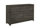 Edina Dark Gray Panel Youth Bedroom Set