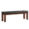 Ameillia Dark Oak 60" Dining Bench