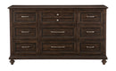 Cardano Driftwood Charcoal Panel Bedroom Set