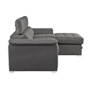 Ferriday Gray Storage Sleeper Sectional