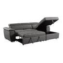 Ferriday Gray Storage Sleeper Sectional