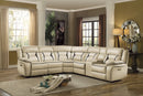 Amite Beige Power Reclining Sectional