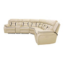 Amite Beige Power Reclining Sectional