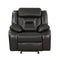 Amite Dark Gray Glider Reclining Chair