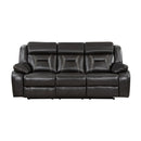 Amite Dark Gray Double Reclining Sofa