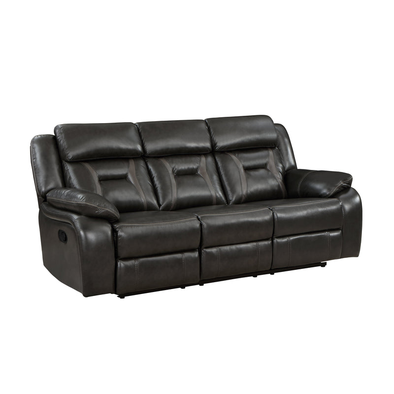 Amite Dark Gray Double Reclining Sofa