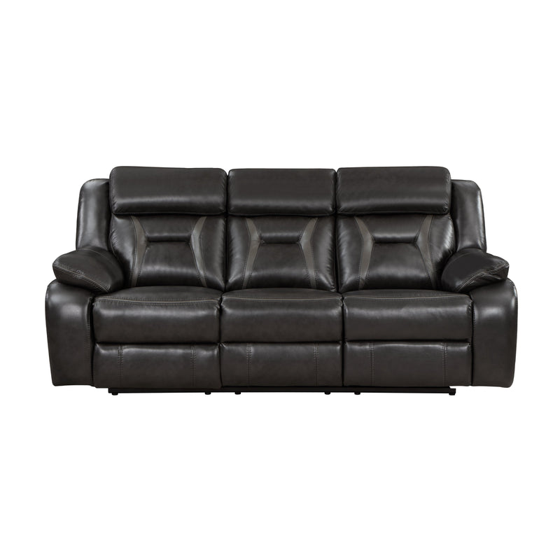 Amite Dark Gray Power Double Reclining Sofa