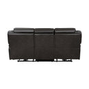 Amite Dark Gray Power Double Reclining Sofa