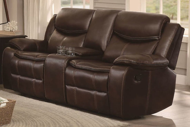 Bastrop Brown Reclining Living Room Set