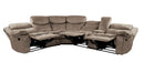 Bastrop Brown Microfiber Sectional