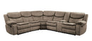 Bastrop Brown Microfiber Sectional