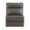 Maroni Dark Brown Leather 6-Piece Modular Power Reclining Sectional