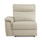 Maroni Taupe Leather 6-Piece Modular Power Reclining Sectional