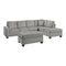 Emilio Taupe Reversible Sectional