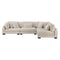 Traverse Beige Corduroy 4-Piece Modular Sectional