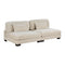 Traverse Beige Corduroy 6-Piece Modular Sectional with Ottoman