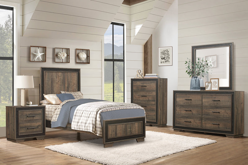 Ellendale Authentic Mahogany Panel Youth Bedroom Set