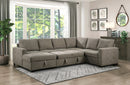 Elton Brown LAF Storage Sleeper Sectional