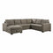 Elton Brown LAF Storage Sleeper Sectional