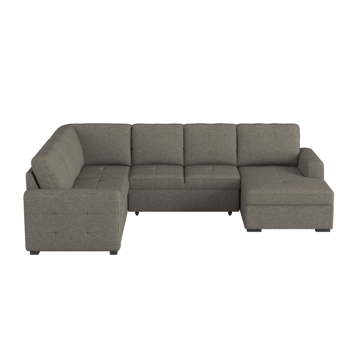 Elton Brown LAF Storage Sleeper Sectional