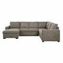 Elton Brown LAF Storage Sleeper Sectional