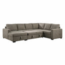 Elton Brown LAF Storage Sleeper Sectional