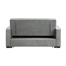 Alta Gray Convertible Studio Sofa with Pull-out Bed