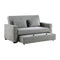 Alta Gray Convertible Studio Sofa with Pull-out Bed