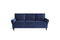 Dunseith Blue Velvet Living Room Set