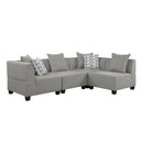 Jayilin Gray 4-Piece Modular Sectional