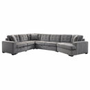 Logansport Gray Sleeper Sectional