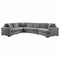 Logansport Gray Sleeper Sectional