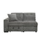 Logansport Gray Sleeper Sectional