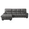 Michigan Dark Gray LAF Storage Sleeper Sectional