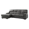 Michigan Dark Gray LAF Storage Sleeper Sectional