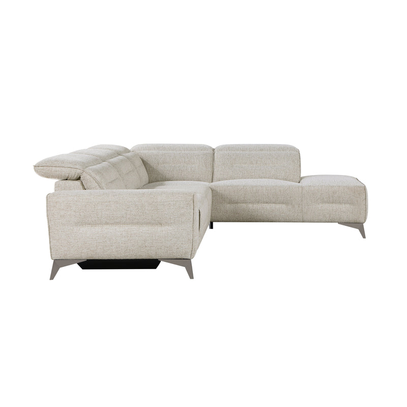 Adahlia Sand Power Reclining Sectional with Right Chaise