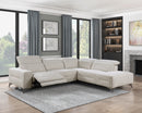 Adahlia Sand Power Reclining Sectional with Right Chaise