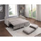 Adelia Cobblestone Velvet Convertible Studio Sofa with Pull-out Bed