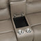 LeGrande Taupe Modular LAF Power Reclining Sectional