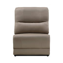 LeGrande Taupe Modular LAF Power Reclining Sectional