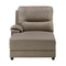 LeGrande Taupe Modular LAF Power Reclining Sectional