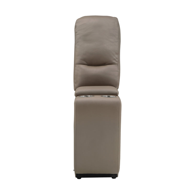 LeGrande Taupe Modular RAF Power Reclining Sectional