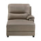 LeGrande Taupe 6-Piece Modular RAF Power Reclining Sectional