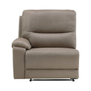 LeGrande Taupe 6-Piece Modular RAF Power Reclining Sectional