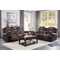 Brown Leather Living Room Set